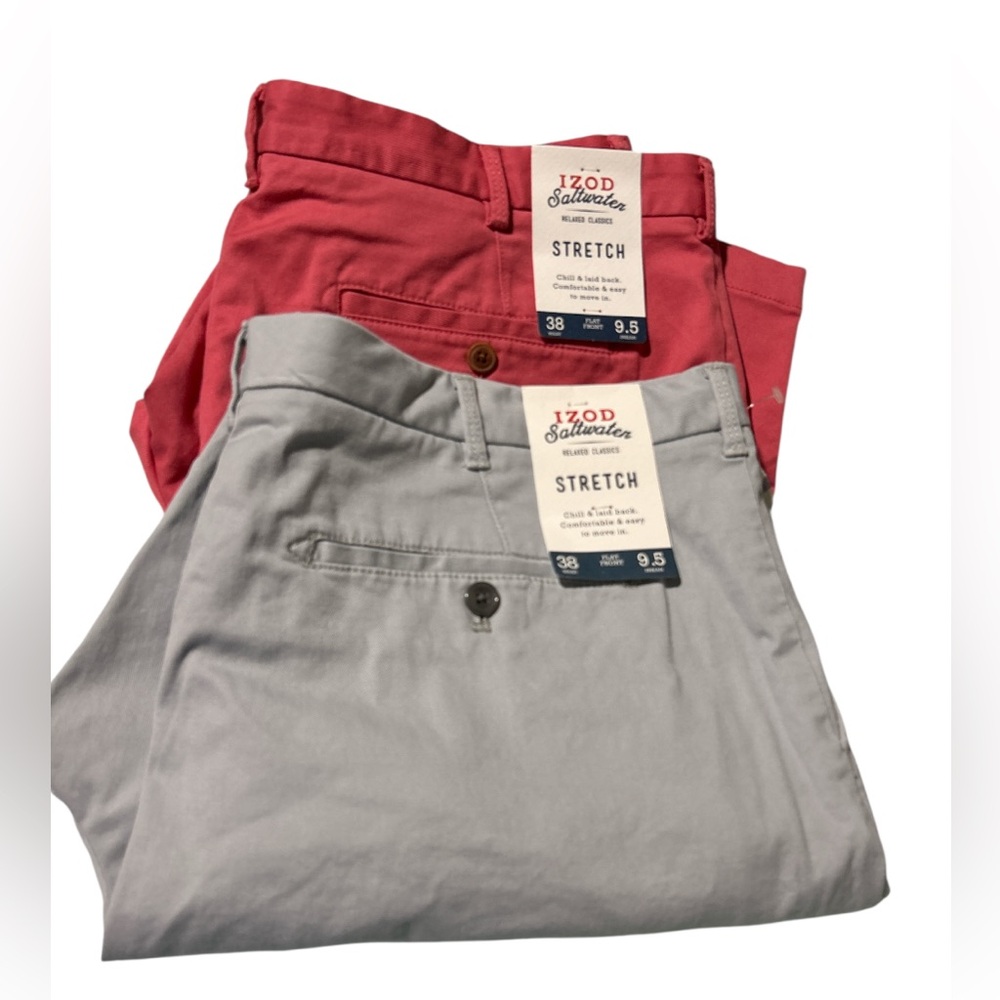 Izod Men's Relaxed Classics Stretch Comfortable Shorts SZ 38